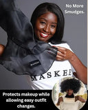Maskee Original Patented Makeup Protection Hood | Reusable Beauty Hood Prevents Makeup Transfer on Clothes While Changing