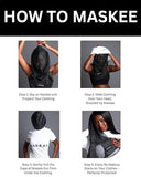 Maskee Original Patented Makeup Protection Hood | Reusable Beauty Hood Prevents Makeup Transfer on Clothes While Changing