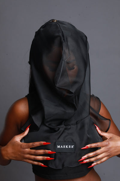 Maskee® Original - Prevent Makeup Getting on Clothes | Makeup Hood ...